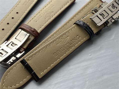 breitling stalen band|Breitling leather watch strap.